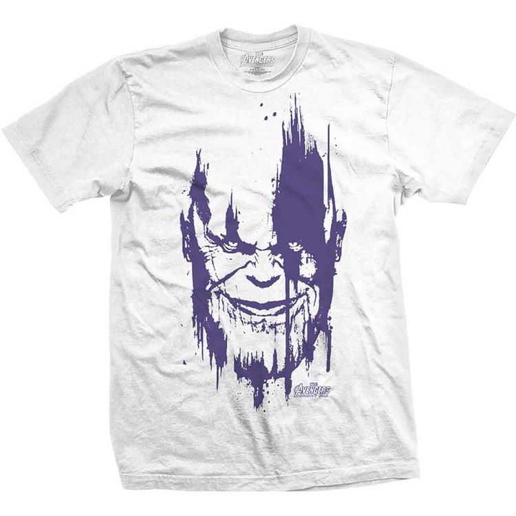 Тениска Avengers - Infinity War Thanos Head Purple