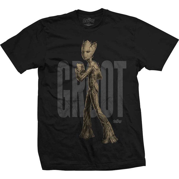 Majica Avengers - Infinity War Teen Groot Text