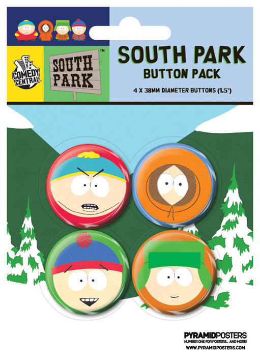 Badge set SOUTH PARK - Faces