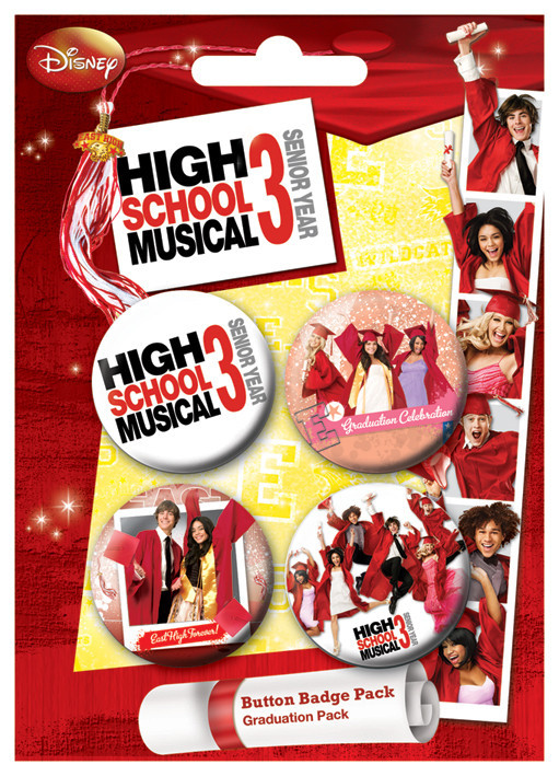 Komplet značk HSM3 - Graduation