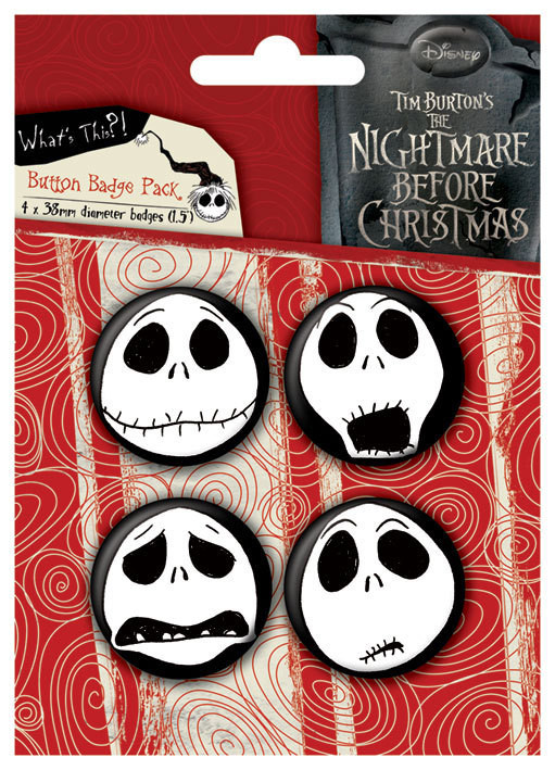 Set bedževa NIGHTMARE - Heads