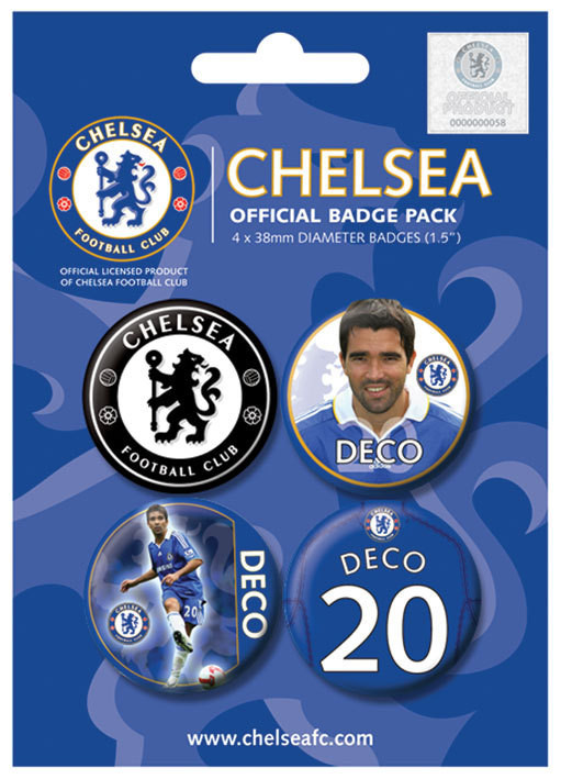 Badge set CHELSEA - deco