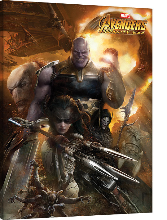 Принти на полотні Avengers Infinity War - Children of Thanos