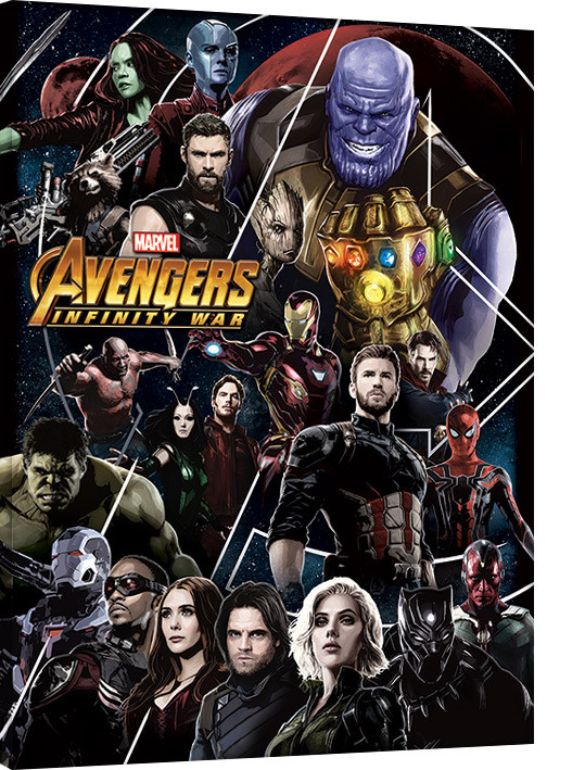 Принти на полотні Avengers Infinity War - Heroes Unite