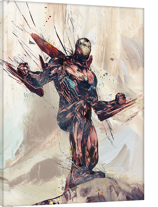 Принти на полотні Avengers Infinity War - Iron Man Sketch
