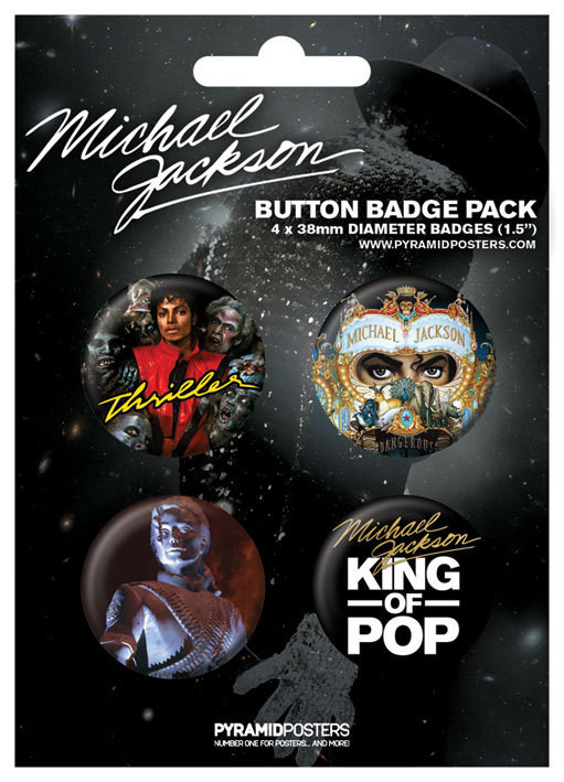 Σετ κονκάρδες MICHAEL JACKSON - king of pop