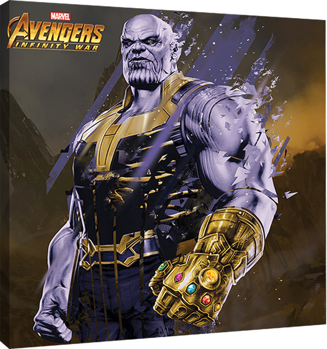 Canvas-taulu Avengers Infinity War - Thanos Fragmented