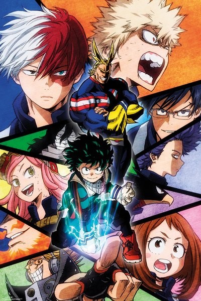 Framed Poster My Hero Academia