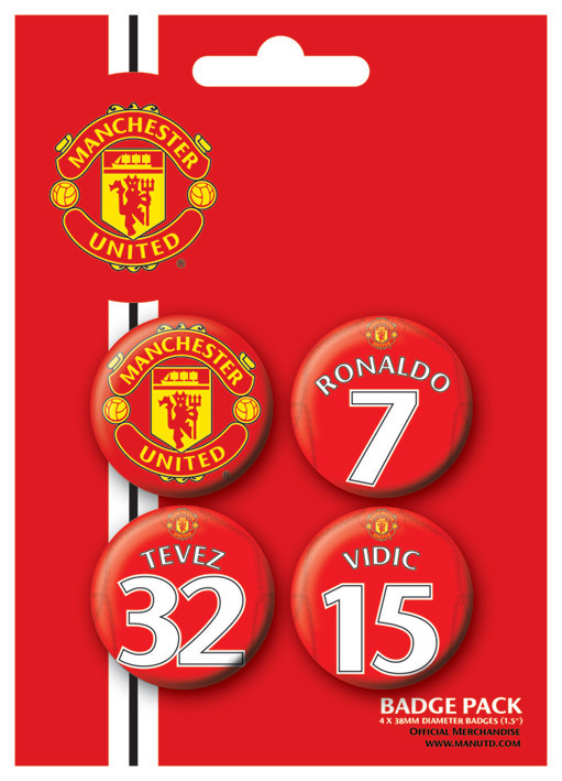 Badge set MANCH. UNITED - Players 1