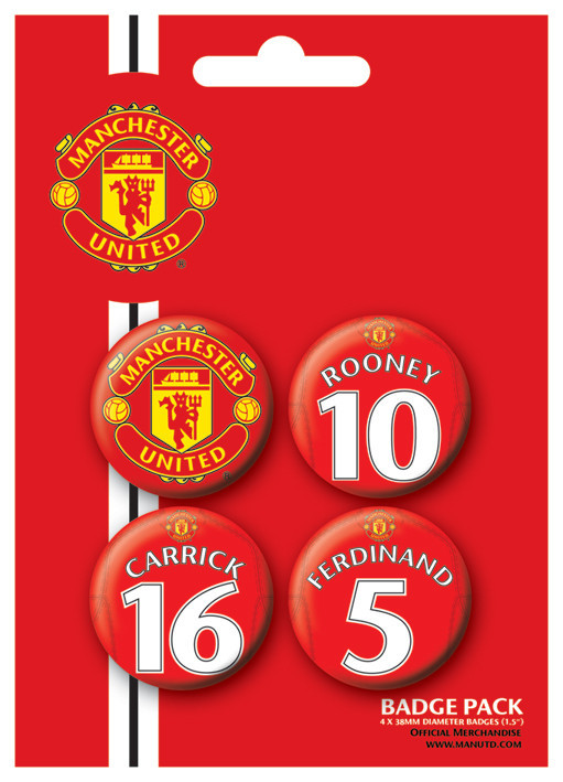 Badge set MANCH. UNITED - Players 2