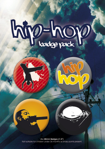 Badge set HIP HOP