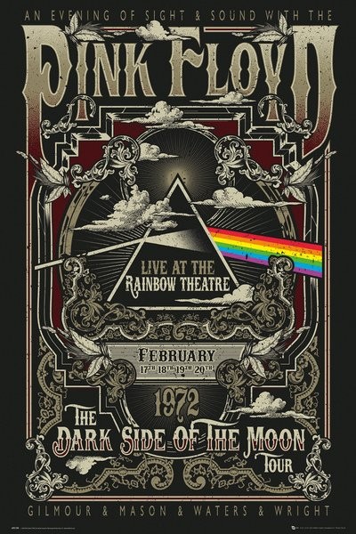 Framed Poster Pink Floyd - Rainbow Theatre