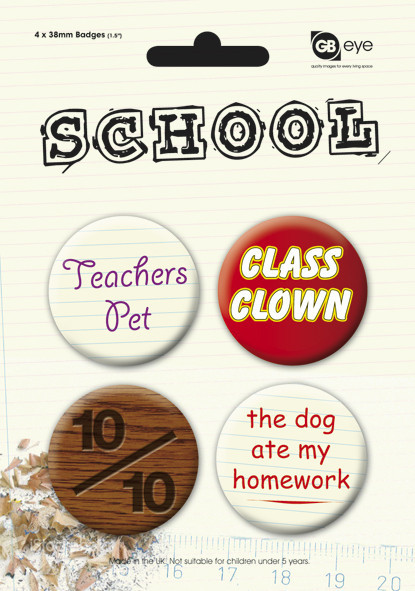 Badge set SCHOOL