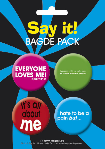 Badge set SAY IT