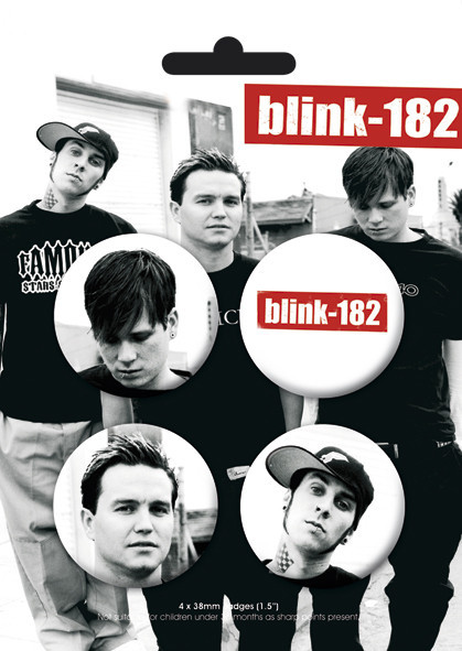 Σετ κονκάρδες BLINK 182 - Band