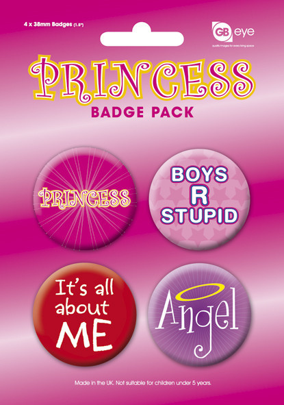 Badge set PRINCESS