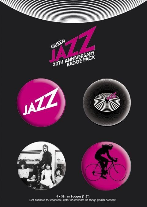 Badge set QUEEN JAZZ
