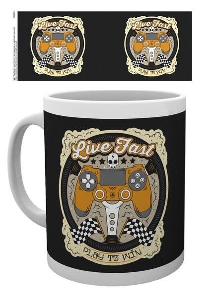 Mug Playstation - Live fast