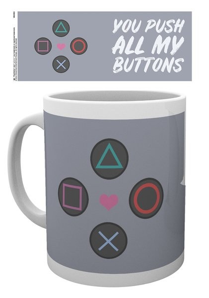 Mug Playstation - Push my Buttons