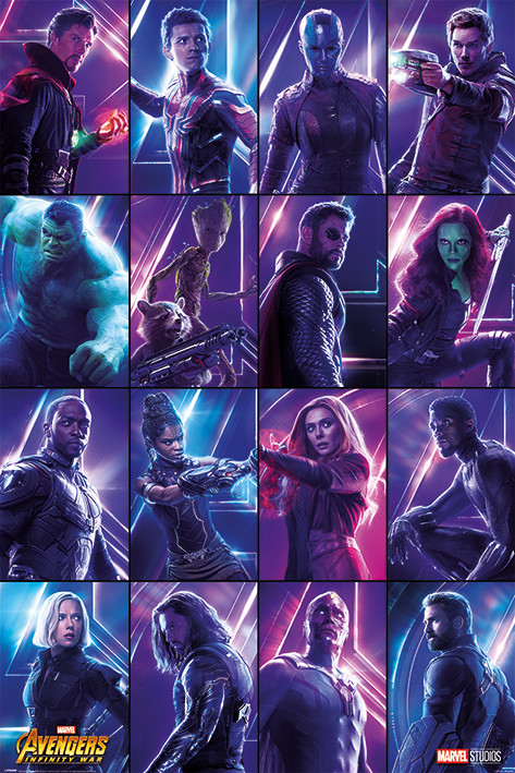 Poster Avengers: Infinity War - Heroes