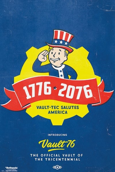 Poster Fallout 76 - Tricentennial | Wall Art | 3+1 FREE | Europosters