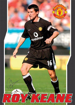 Плакат Manchester United - Keane away