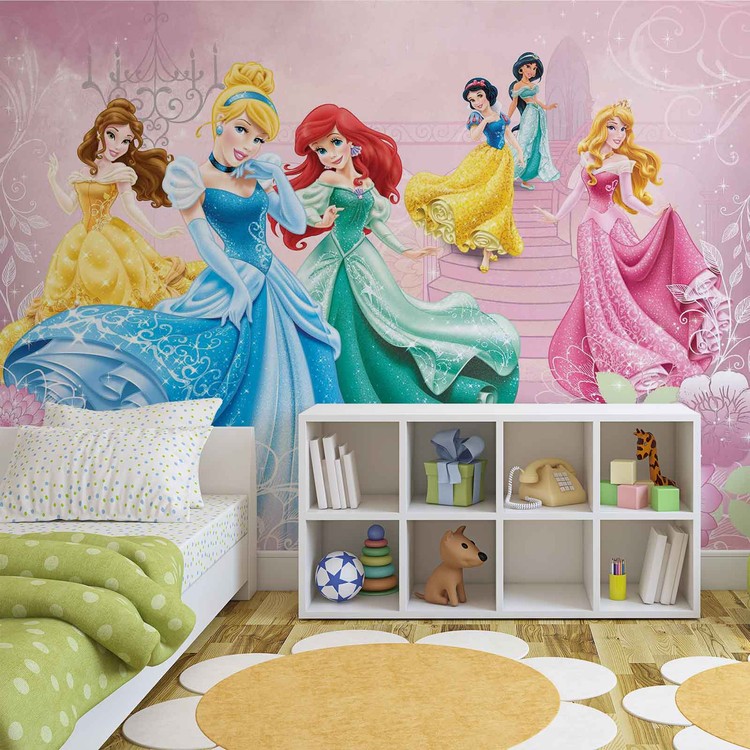 Disney Princesses Cinderella Aurora Wallpaper Mural