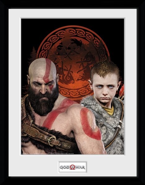 Framed Poster God Of War - Portraits