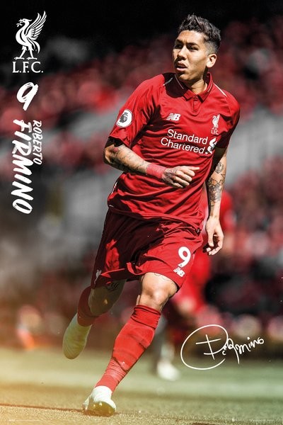 Плакат Liverpool - Roberto Firmino 18/19