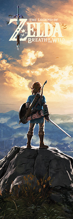 Αφίσα πόρτας The Legend Of Zelda: Breath Of The Wild - Sunset