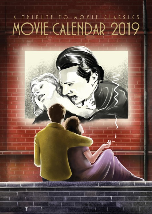 Ημερολόγιο 2027 Movie Calendar 2019 - A Tribute To Movie Classics