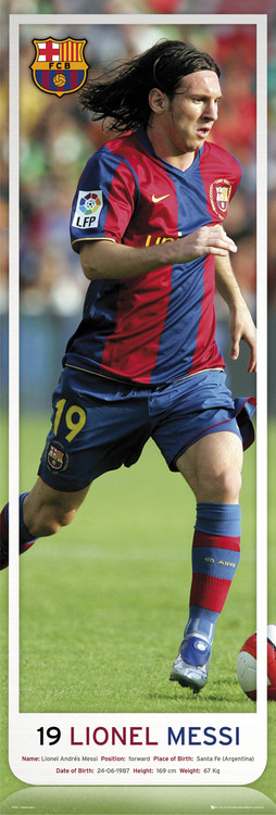 Poster Barcelona - Messi 07/08