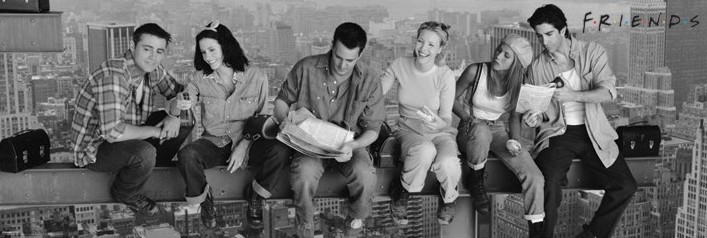 Плакат Friends - Lunch on a skyscraper