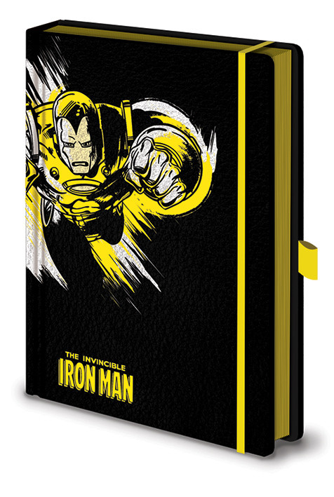 Notebook Marvel Retro - Iron Man Mono Premium