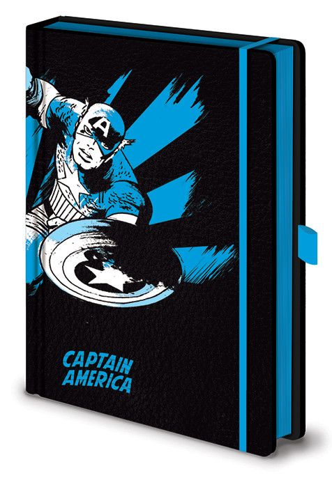 Σημειωματάριο Marvel Retro - Captain America Mono Premium