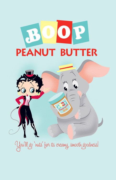 Μεταλλική πινακίδα BETTY BOOP PEANUT BUTTER