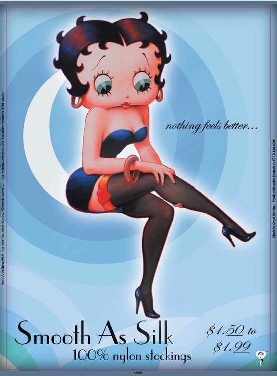 Μεταλλική πινακίδα BETTY BOOP STOCKINGS