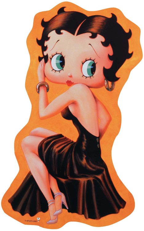 Μεταλλική πινακίδα SHAPED BETTY PIN UP