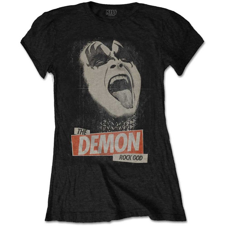 Μπλουζάκι Kiss - The Demon Rock God Ladies