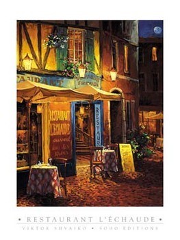 Εκτύπωση τέχνης Restaurant L\\\\\\\'Echaude