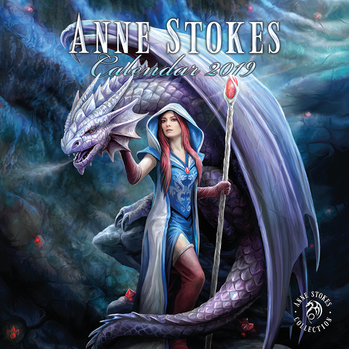 Календар 2027 Anne Stokes