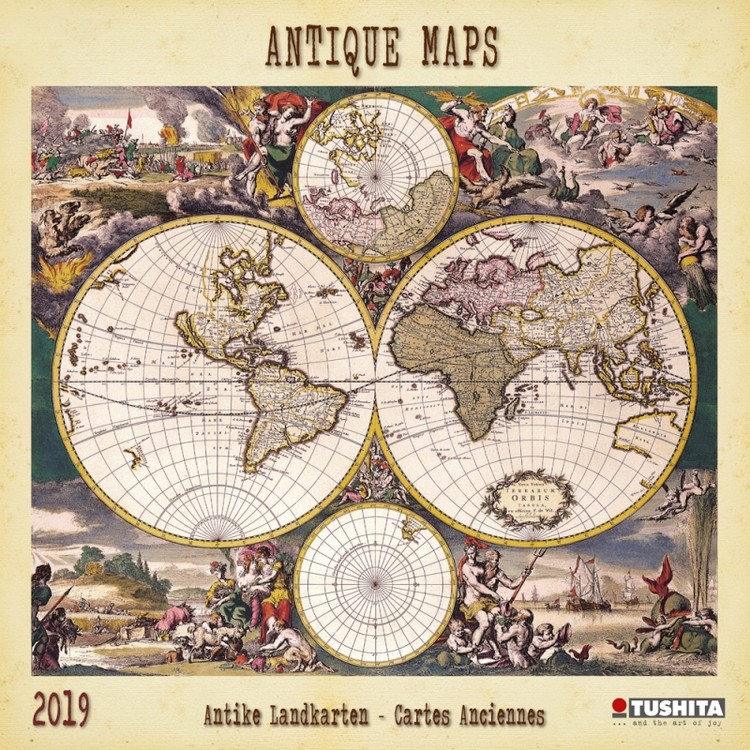 Calendar 2027 Antique Maps