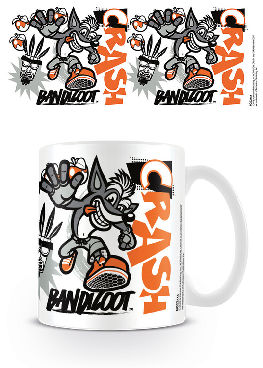 Mug Crash Bandicoot - Stencil