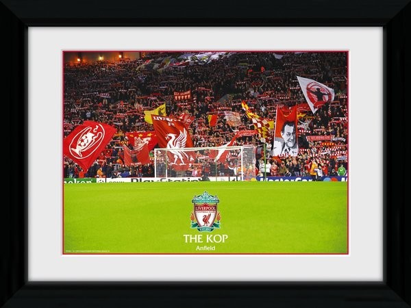 Kehystetty juliste Liverpool - The Kop