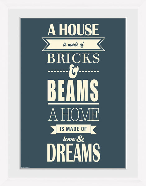 Κορνιζαρισμένη αφίσα House - Of Dreams