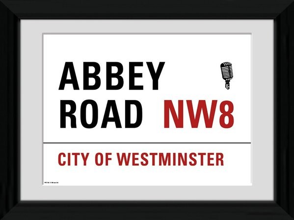 Framed Poster London - Abbey Road