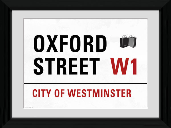 Framed Poster London - Oxford Street