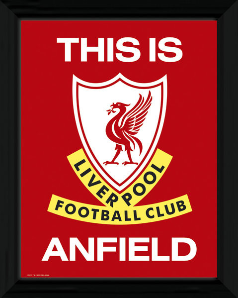 Framed poster Liverpool - This Is Anfield