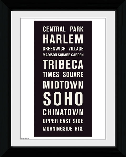 Рамкиран плакат New York - Locations