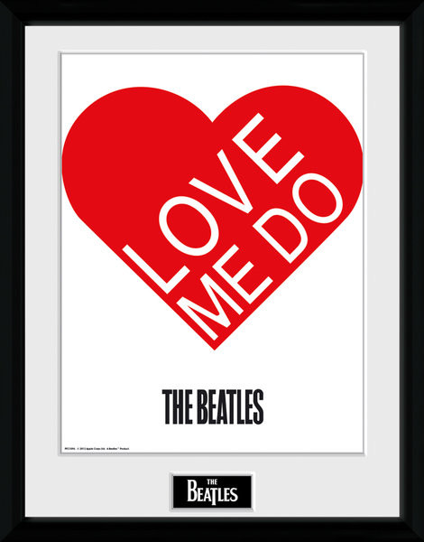 Рамкиран плакат The Beatles - Love Me Do